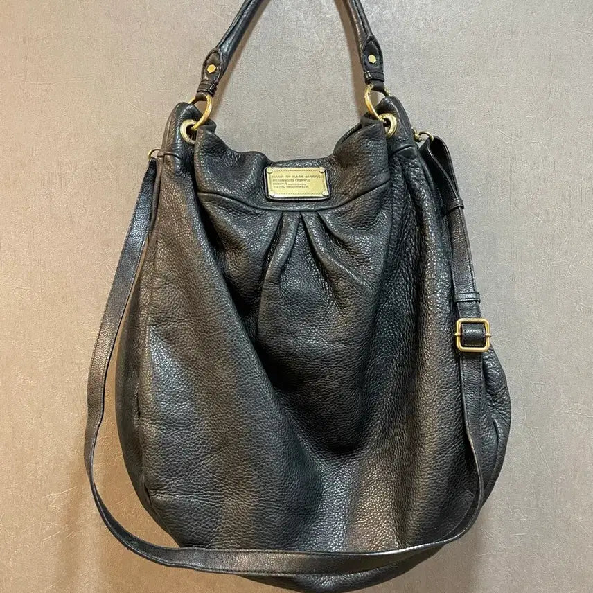 [BUNJANG] Marc Jacobs Black Leather Shoulder Bag Crossbody Bag / 마크제이콥스 블랙 레더 숄더백 크로스백 가방