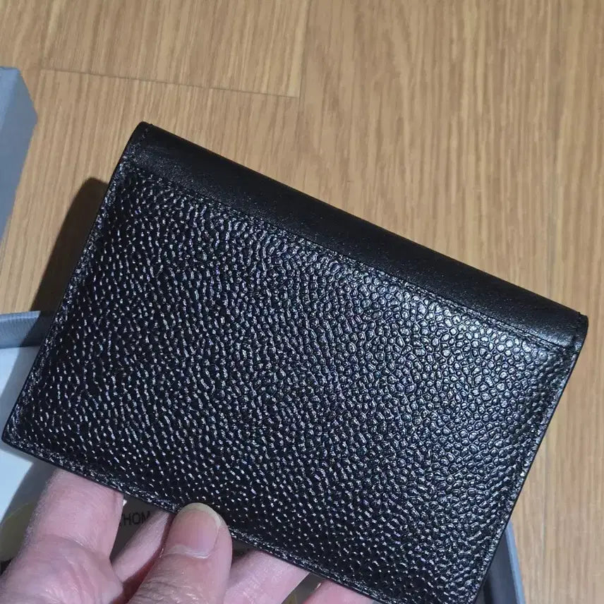 [BUNJANG] Thom Browne Black Card Wallet / 톰브라운 블랙 카드지갑