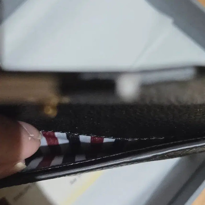 [BUNJANG] Thom Browne Black Card Wallet / 톰브라운 블랙 카드지갑