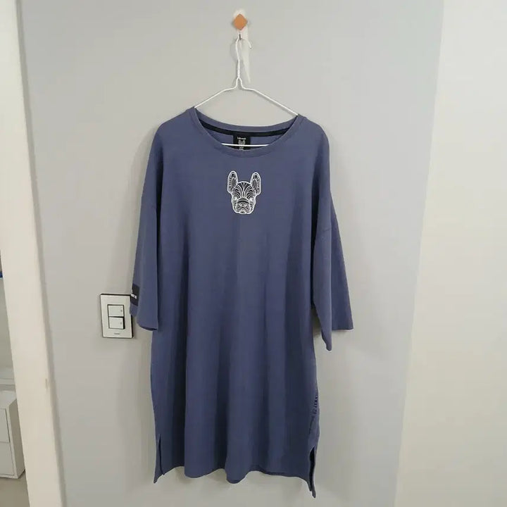 [BUNJANG] LifeWork Indigo 3/4 Sleeve Oversized Dress / 라이프워크 칠부원피스 정품 free