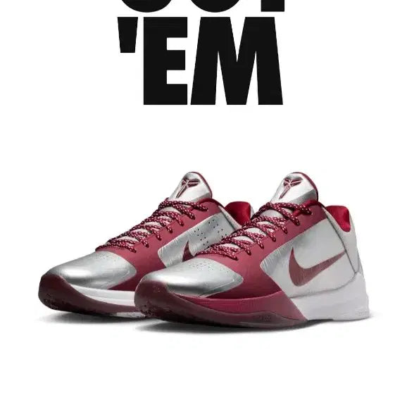 [BUNJANG] Nike Kobe 5 Metallic Silver Basketball Shoes (Size 275) / 코비5 메탈릭 실버 (275)