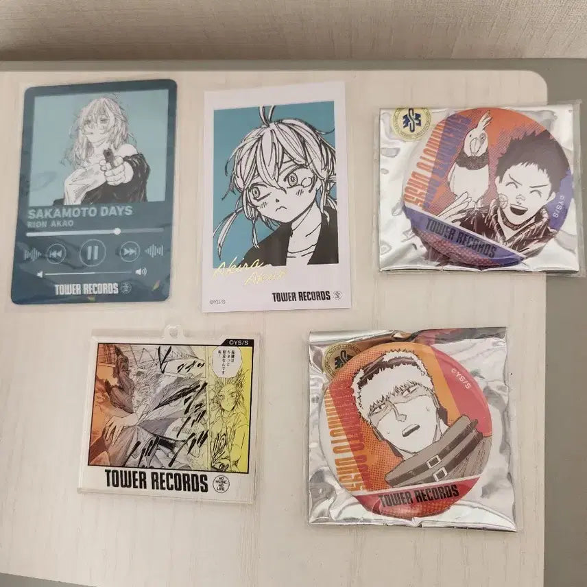[BUNJANG] Sakamoto Days Tower Records Goods Bundle Set / 사카모토데이즈 사카데이 타워레코드 굿즈 세트