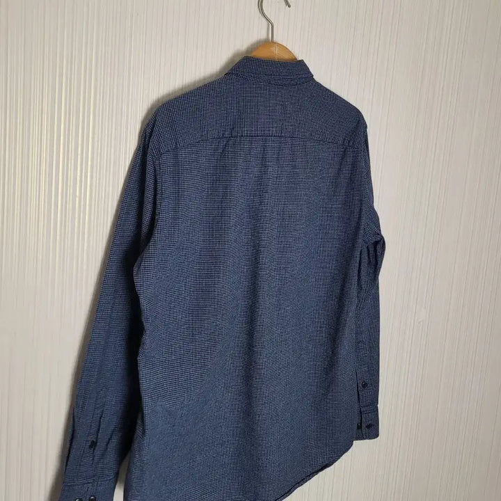 [BUNJANG] Lacoste Garment Check Shirt / 95-100 라코스테 가먼트 체크 남방 네이비블랙
