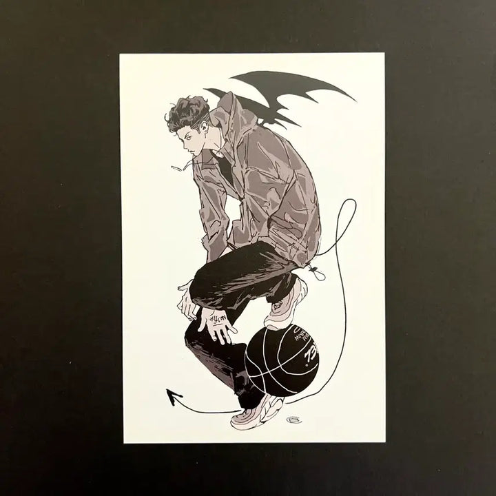 [BUNJANG] Slam Dunk Song Tae-seop Miyagi Ryota Illustration Postcard / 슬램덩크 슬덩 뜨또님 북산 송태섭 미야기 료타 일러스트 엽서 굿즈