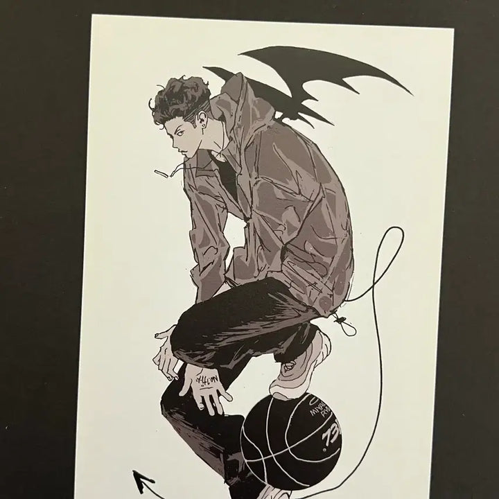 [BUNJANG] Slam Dunk Song Tae-seop Miyagi Ryota Illustration Postcard / 슬램덩크 슬덩 뜨또님 북산 송태섭 미야기 료타 일러스트 엽서 굿즈