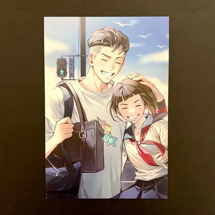 [BUNJANG] Beaker Slam Dunk Song Tae-seop Illustration Postcard / 슬램덩크 슬덩 비커님 북산 송태섭 아라 미야기 남매 일러스트 엽서 굿즈