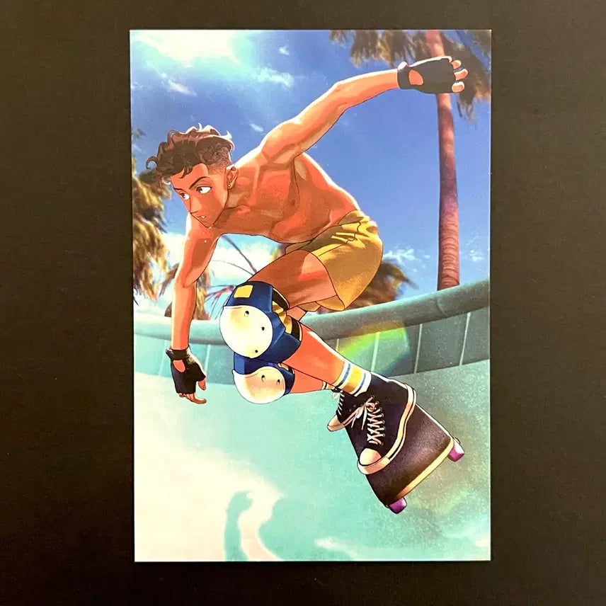 [BUNJANG] Sus Slam Dunk Song Tae-seop Illustration Postcard / 슬램덩크 슬덩 sus님 북산 송태섭 일러스트 엽서 굿즈