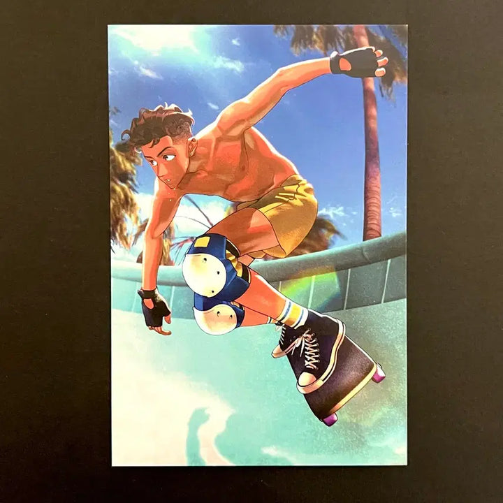 [BUNJANG] Sus Slam Dunk Song Tae-seop Illustration Postcard / 슬램덩크 슬덩 sus님 북산 송태섭 일러스트 엽서 굿즈