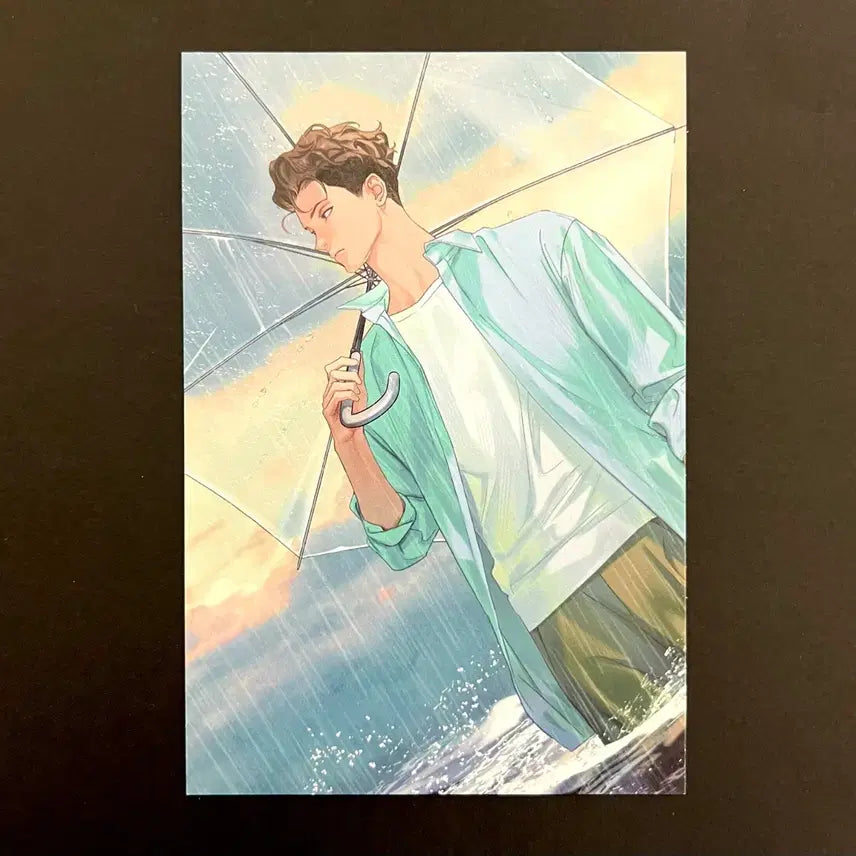 [BUNJANG] Slam Dunk Song Tae-seop Illustration Postcard / 슬램덩크 슬덩 북산 송태섭 일러스트 엽서 굿즈