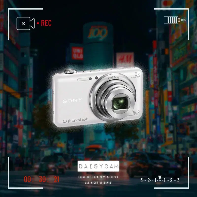 [SOLD OUT] 소프트스킨!) 소니 사이버샷 DSC-WX60 화이트 빈티지 디카 카메라