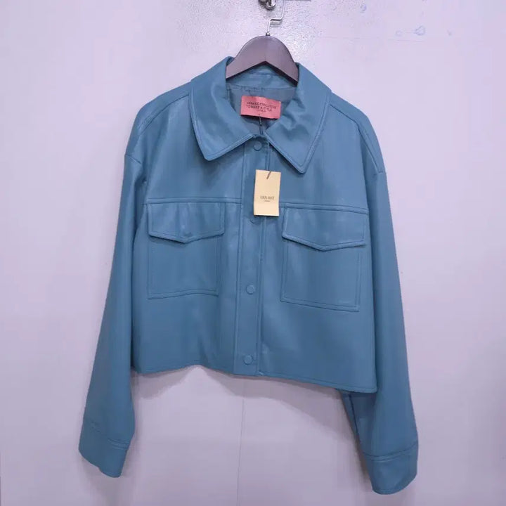 [SOLD OUT] 반에이크) 새상품 여성 페이크 오버핏 가죽 자켓- F