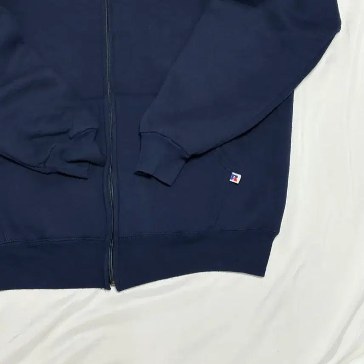 [BUNJANG] Russell Athletic 90s Navy Hoodie Zip-Up XL / 러셀 후드집업 네이비 90s