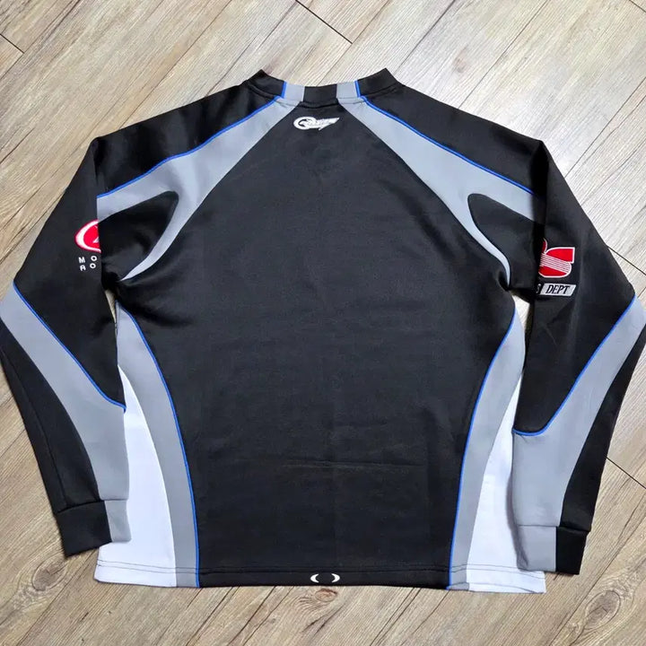[BUNJANG] Physical Education Department Mesh Motorcycle Raglan Long Sleeve T-Shirt - Size S / 피지컬 에듀케이션 디파트먼트 매쉬 모터사이클 래글런 롱슬리브 긴팔 S