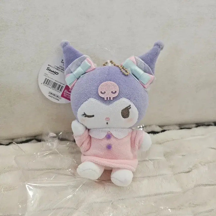 [BUNJANG] Sanrio Kuromi Doll Keychain Pink Dress / 산리오 쿠로미 인형 키링 핑크 드레스