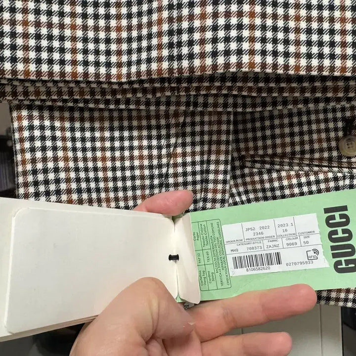 [SOLD OUT] 구찌 해리스타일 콜라보 슬랙스 50 (33-34) 새상품