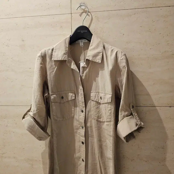 [BUNJANG] James Perse Panel Shirt Beige / 새상품)제임스펄스 판넬셔츠 2