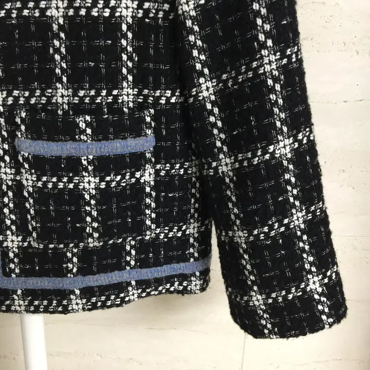 [BUNJANG] Benetton Tweed Check Jacket / 베네통 체크 트위드 자켓 90