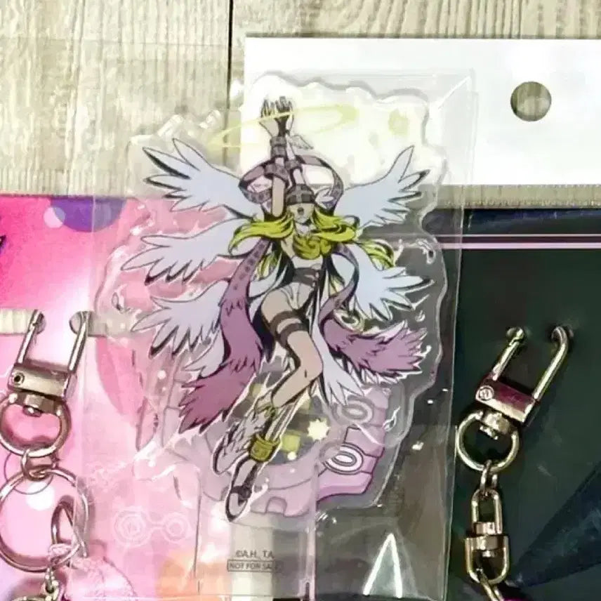 [BUNJANG] Digimon Omokage Pop-Up Exhibition Menu Special - Angewomon Acrylic Stand / 디지몬 카페 오마케 팝업 전시회 메뉴 특전 엔젤우몬 아크릴 스탠드