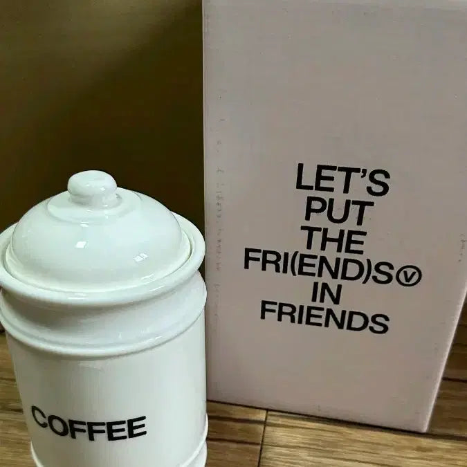 [BUNJANG] BTS V Friends Coffee Canister / 방탄소년단 뷔 프렌즈 커피 캐니스터