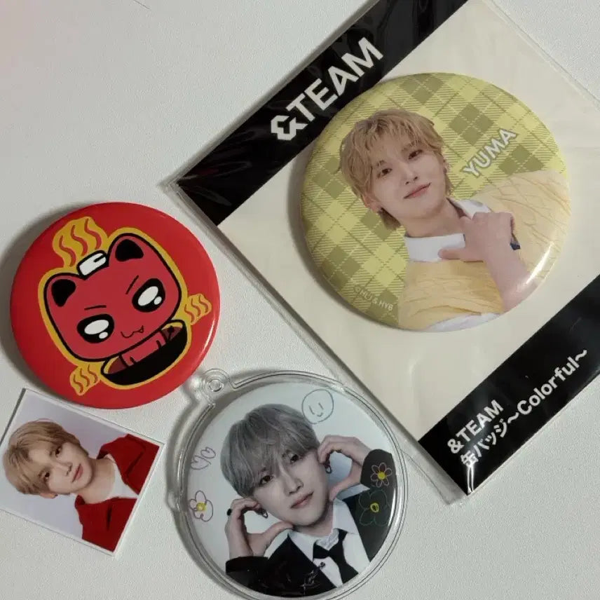 [SOLD OUT] 앤팀 유마 뱃지 양도 크레인 아크스타 세컨투논 콘서트 엠디