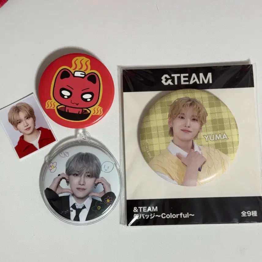 [SOLD OUT] 앤팀 유마 뱃지 양도 크레인 아크스타 세컨투논 콘서트 엠디