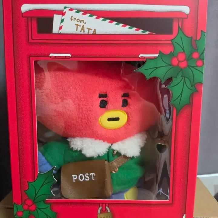 [BUNJANG] BT21 TATA Christmas Edition Plush Doll / BT21 크리스마스 TATA 인형 새상품