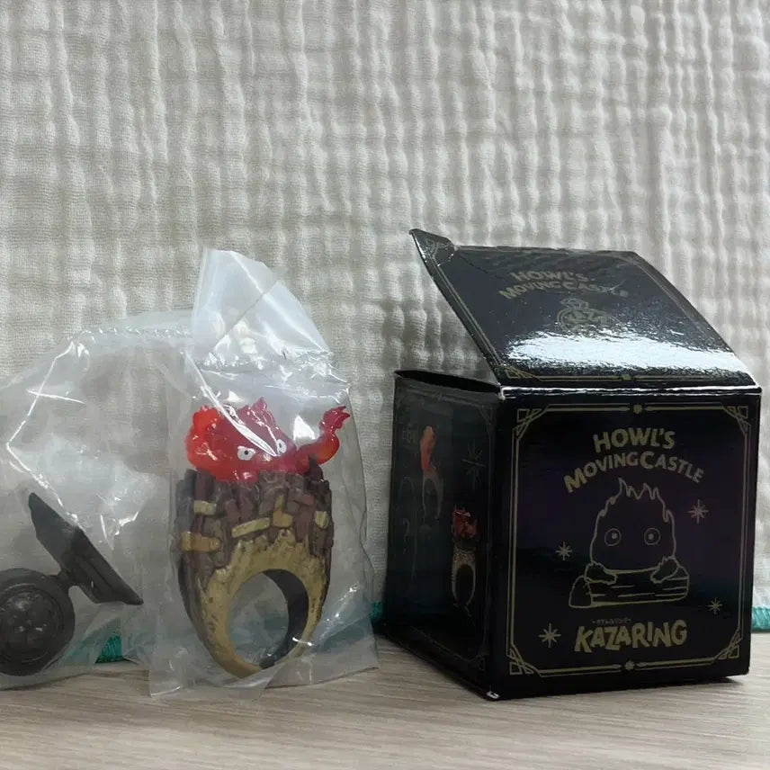 [BUNJANG] Ghibli Calcifer Ring Figure / 지브리 캘시퍼 카자링 랜덤 피규어