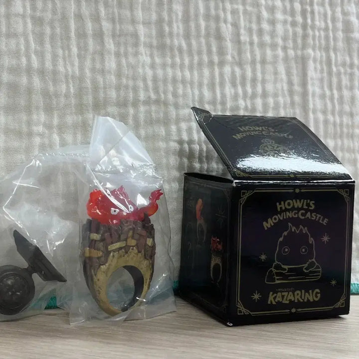 [BUNJANG] Ghibli Calcifer Ring Figure / 지브리 캘시퍼 카자링 랜덤 피규어