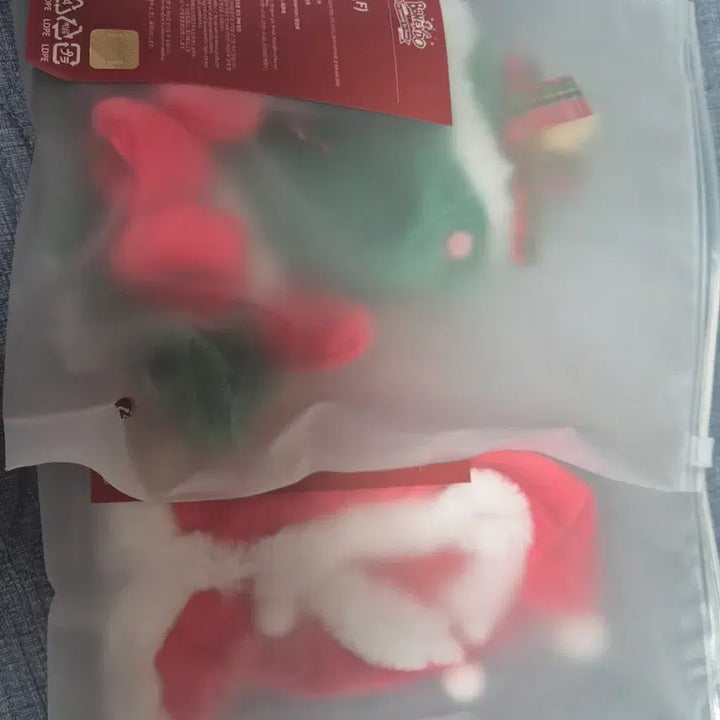 [BUNJANG] Pprenekdo Santa Claus Christmas Doll Outfit / 원가이하) 쁘넥도 크리스마스 인형 옷 (산타)