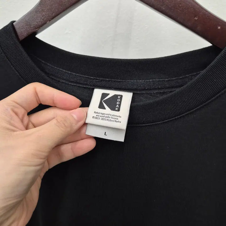 [BUNJANG] Kodak Trip Rainbow Big Logo Short Sleeve T-Shirt L / 코닥 트립 레인보우 빅로고 반팔티 100