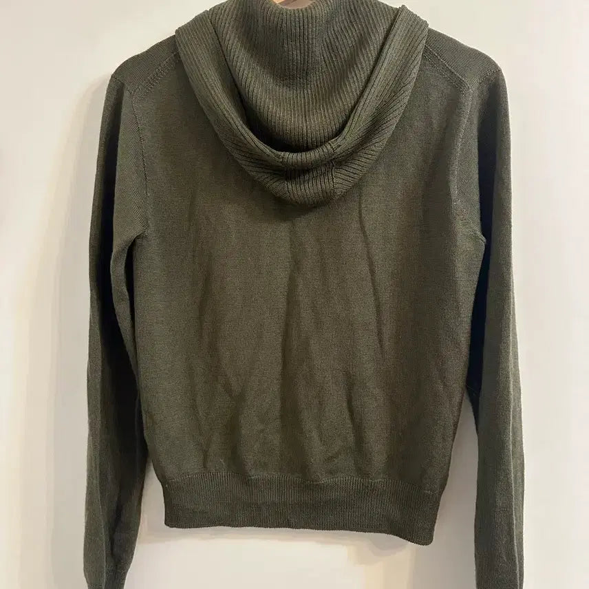 [BUNJANG] COSMOSS Hooded Knit Olive / 코스모스 COSMOSS 후드 니트 (올리브)
