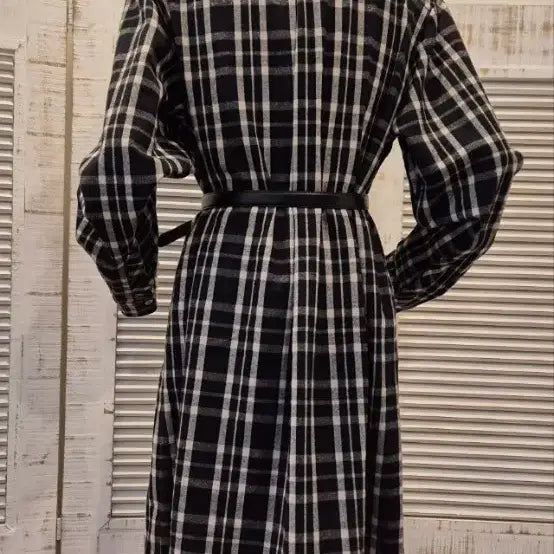 [BUNJANG] Maje Wool Blend Checkered Dress / 마쥬  2사이즈   체크   울혼방   원피스