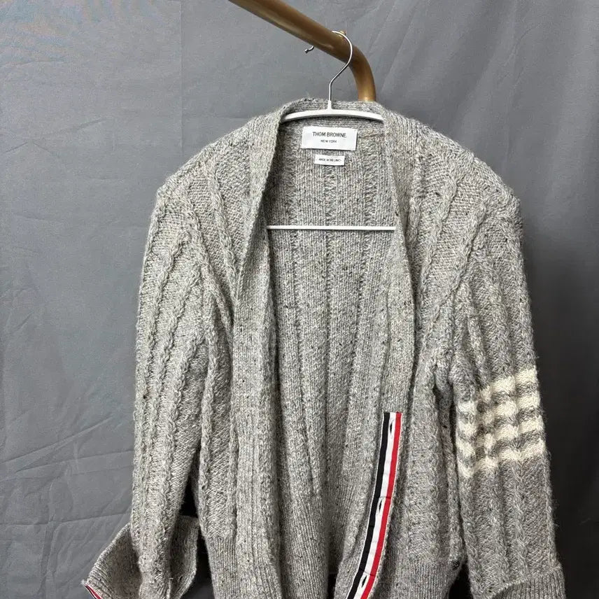 [BUNJANG] Thom Browne Aran Cable Cardigan Size 2 / 톰브라운 아란 케이블 가디건 2사이즈