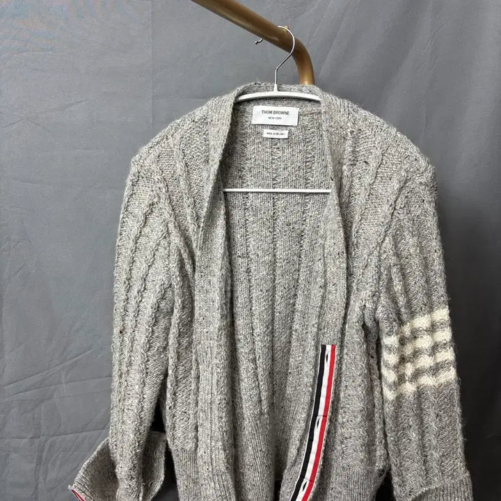 [BUNJANG] Thom Browne Aran Cable Cardigan Size 2 / 톰브라운 아란 케이블 가디건 2사이즈