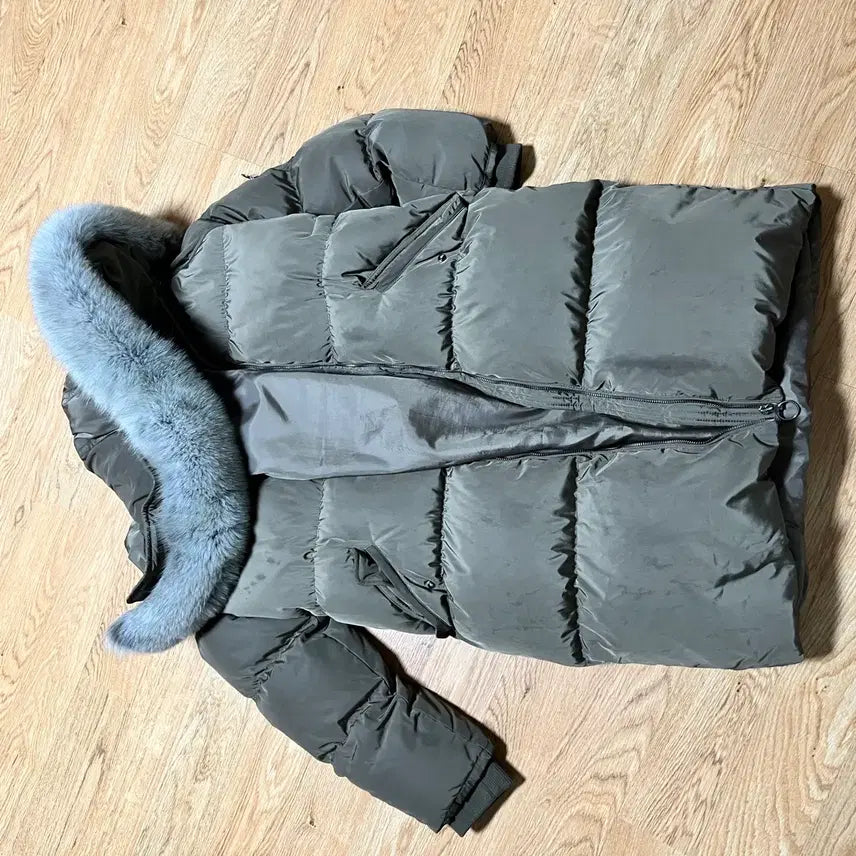 [BUNJANG] Megin Faux Fur Hooded Padded Jumper / 매긴 폭스퍼 후드 패딩 점퍼