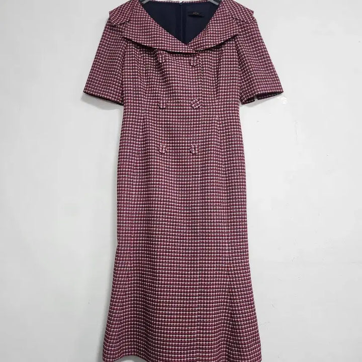 [BUNJANG] Zigot Double Button Midi Dress 55 / 지고트 더블버튼 미디원피스55