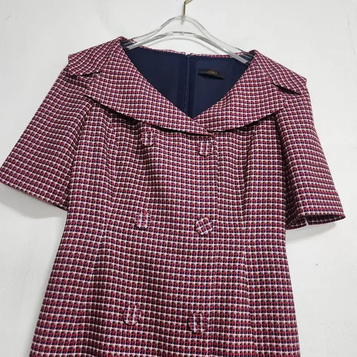 [BUNJANG] Zigot Double Button Midi Dress 55 / 지고트 더블버튼 미디원피스55