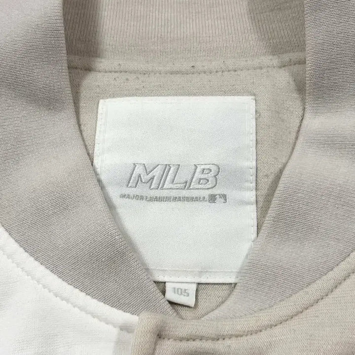 [BUNJANG] MLB 뉴욕양키스 베이지 배색 바시티자켓 / MLB 뉴욕양키스 베이지 배색 바시티자켓