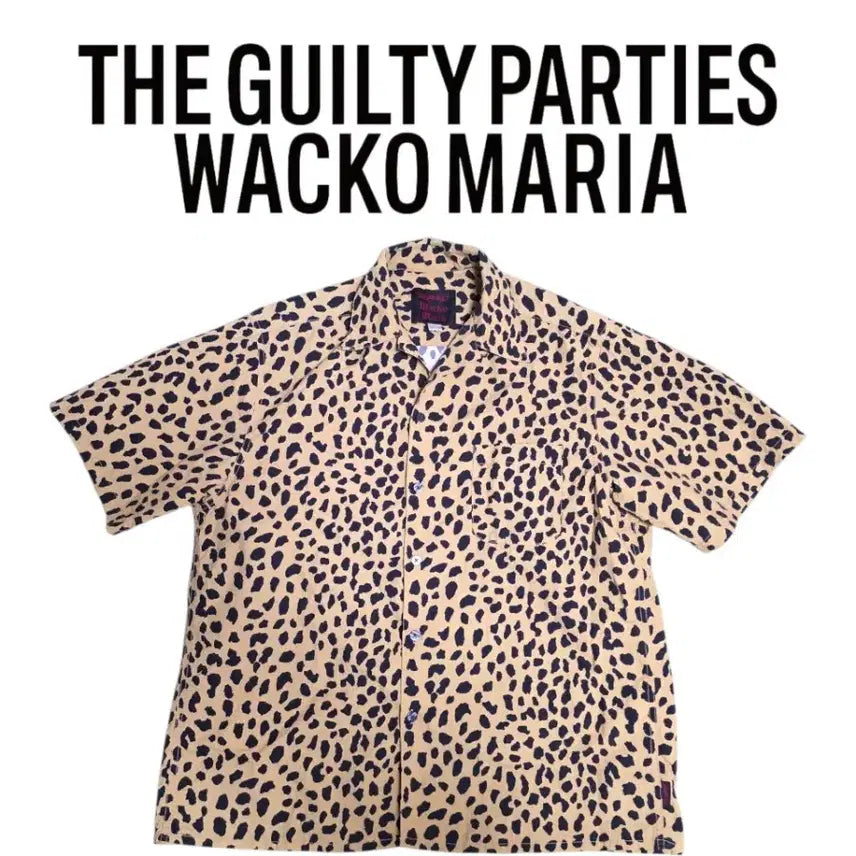 [BUNJANG] Wackomaria Gramicci Leopard Print Shirt / [M] Wackomaria x Gramicci 와코마리아 그라미치 셔츠