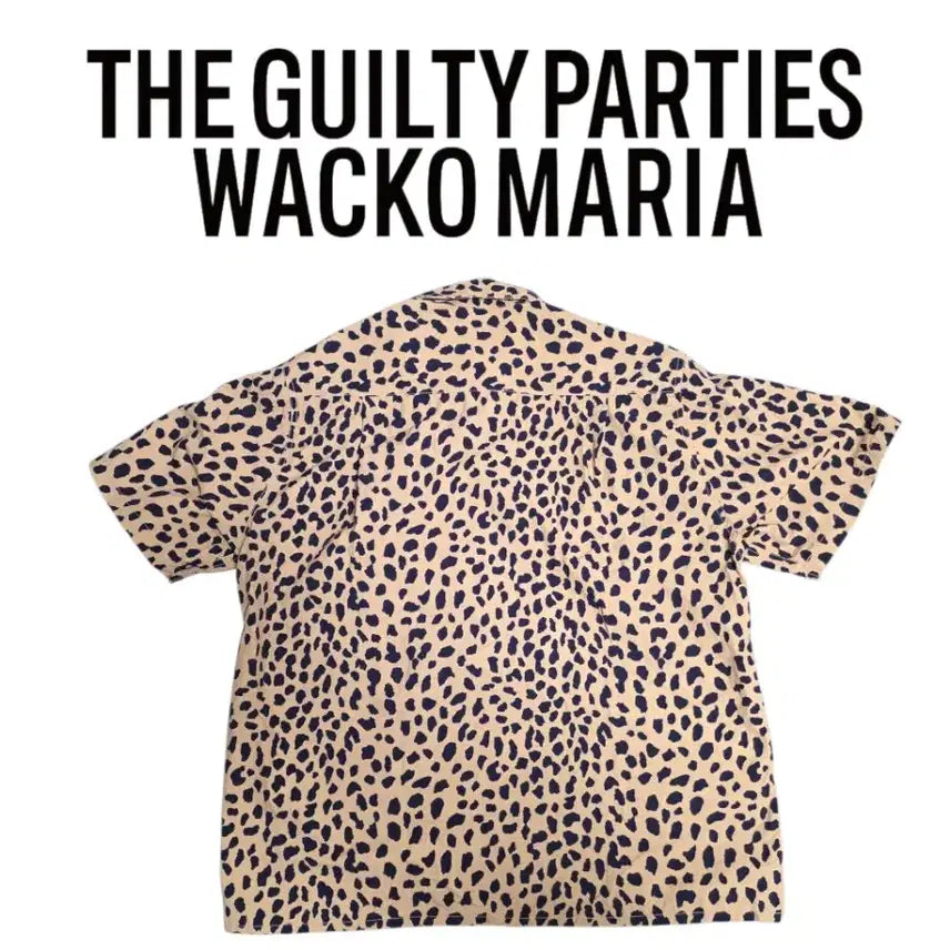 [BUNJANG] Wackomaria Gramicci Leopard Print Shirt / [M] Wackomaria x Gramicci 와코마리아 그라미치 셔츠