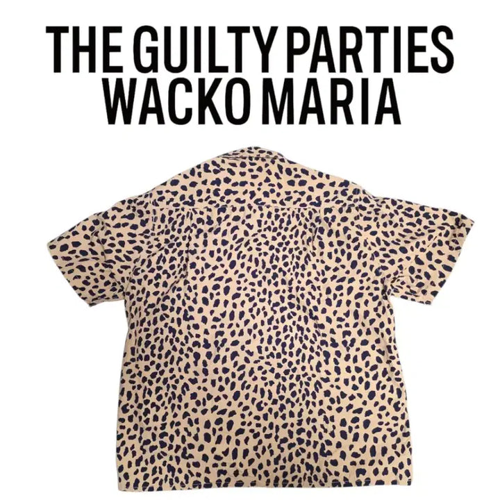 [BUNJANG] Wackomaria Gramicci Leopard Print Shirt / [M] Wackomaria x Gramicci 와코마리아 그라미치 셔츠