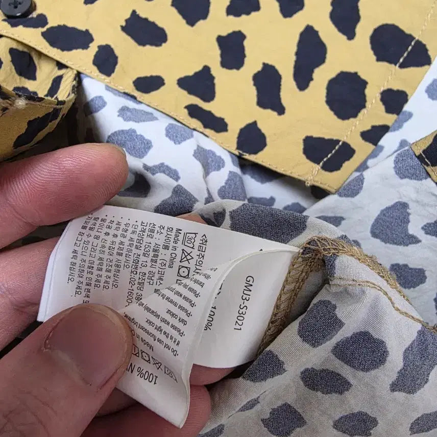 [BUNJANG] Wackomaria Gramicci Leopard Print Shirt / [M] Wackomaria x Gramicci 와코마리아 그라미치 셔츠