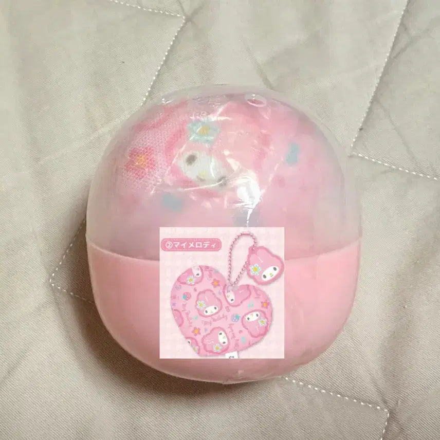 [BUNJANG] Sanrio Characters Quilt Version Mini Cushion Gacha (My Melody) / 산리오 캐릭터즈 퀄트버전 미니 쿠션 가챠 (마이멜로디)