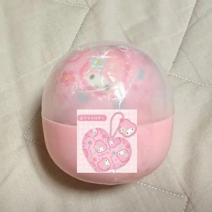 [BUNJANG] Sanrio Characters Quilt Version Mini Cushion Gacha (My Melody) / 산리오 캐릭터즈 퀄트버전 미니 쿠션 가챠 (마이멜로디)