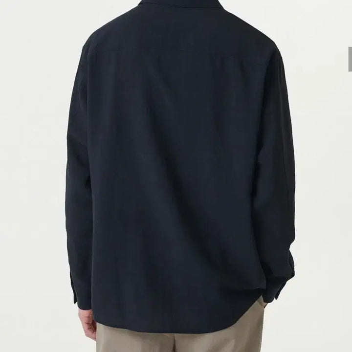 [BUNJANG] Musinsa Standard Relaxed Linen-Like Tunic Shirt / 릴렉스드 린넨 라이크 튜닉 셔츠 무신사 스텐다드