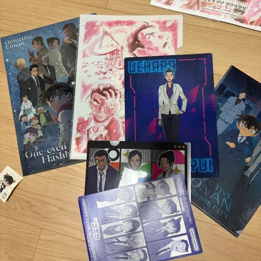 [BUNJANG] Detective Conan L-Shaped File Set / 명탐정코난 L자 파일철