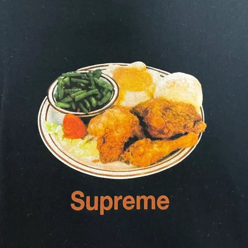 [BUNJANG] Supreme Chicken Dinner Short Sleeve T-shirt / 슈프림 치킨 디너 반팔