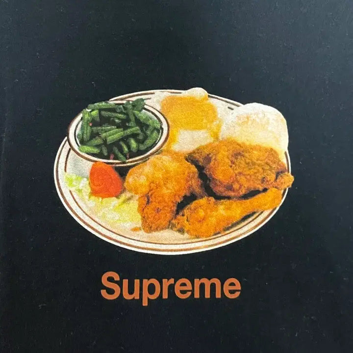 [BUNJANG] Supreme Chicken Dinner Short Sleeve T-shirt / 슈프림 치킨 디너 반팔