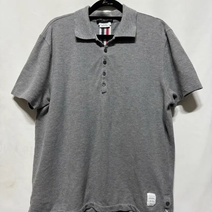 [BUNJANG] Thom Browne Tricolor Stripe Polo Shirt / 4 톰브라운 백삼선 스트라이프 카라티