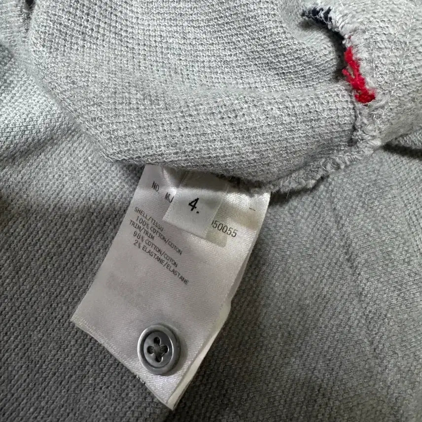 [BUNJANG] Thom Browne Tricolor Stripe Polo Shirt / 4 톰브라운 백삼선 스트라이프 카라티